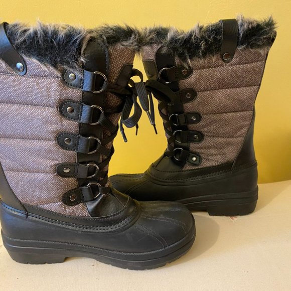 DSG WARM INSULATED WATERPROOF WINTER BOOTS WOMEN'S SIZE 7 - Picture 6 of 7
